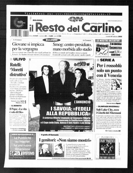 Il Resto del Carlino : giornale dell'Emilia